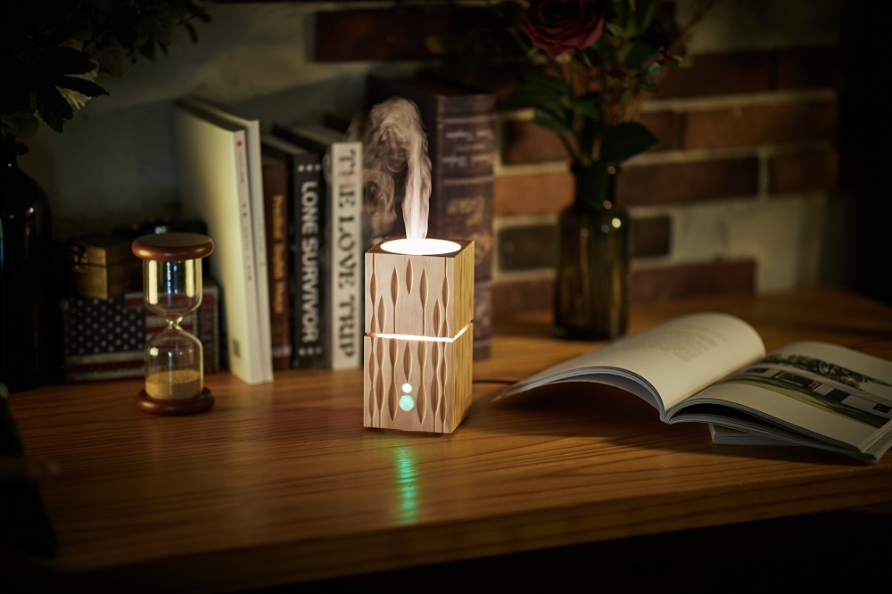 精雕原木香氛水氧機